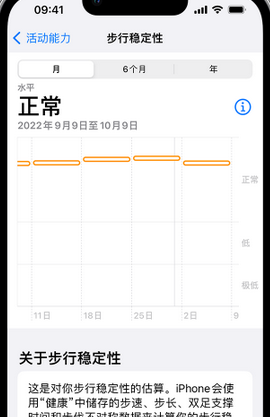 嘉善iPhone手机维修如何在iPhone开启'步行稳定性通知'