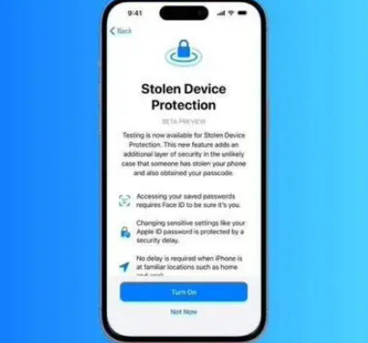嘉善苹果授权维修店分享被盗设备保护功能开启方法 