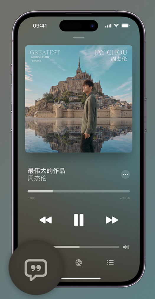 嘉善iphone维修分享如何在iPhone上使用Apple Music全新唱歌功能 