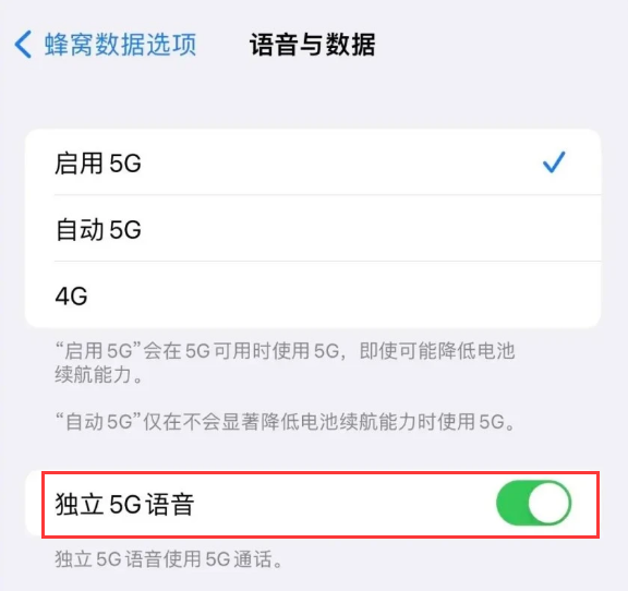 嘉善苹果14维修分享iPhone 14 Pro如何开启VoNR 