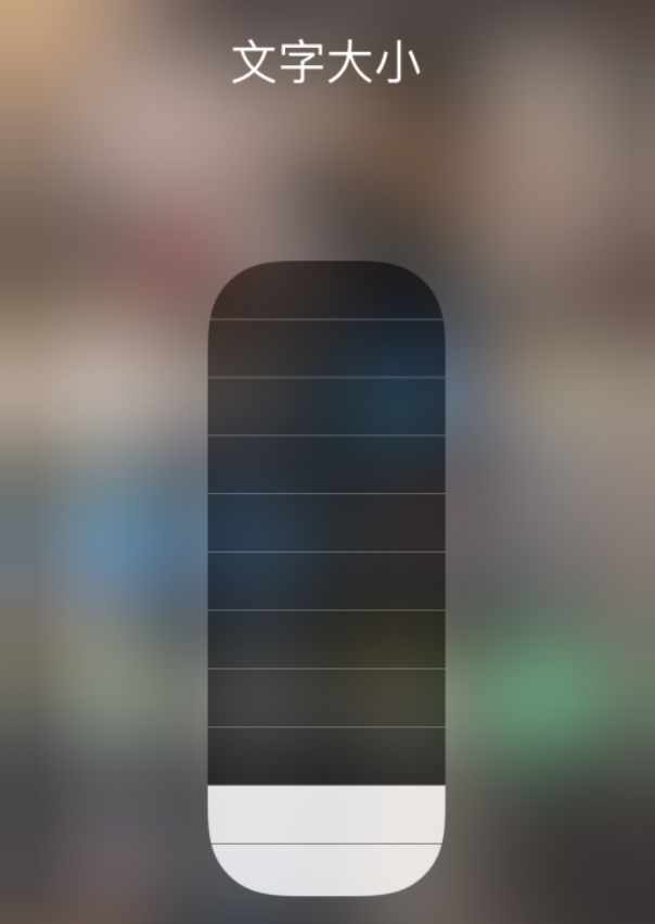 嘉善苹果手机维修分享小技巧：在 iPhone 控制中心快速调节字体大小 