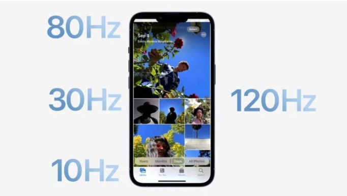 嘉善苹果14维修分享iPhone 14有高刷吗 