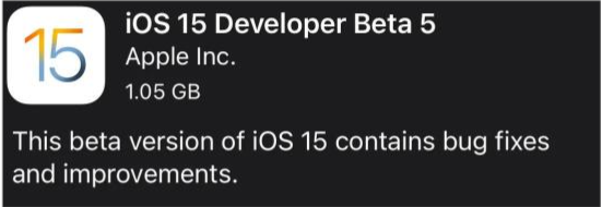 嘉善苹果手机维修分享如何升级到iOS15.0 beta5 