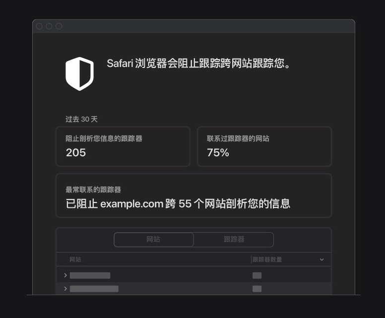 嘉善苹果手机维修分享如何在 Safari 浏览器中查看和打开隐私报告 